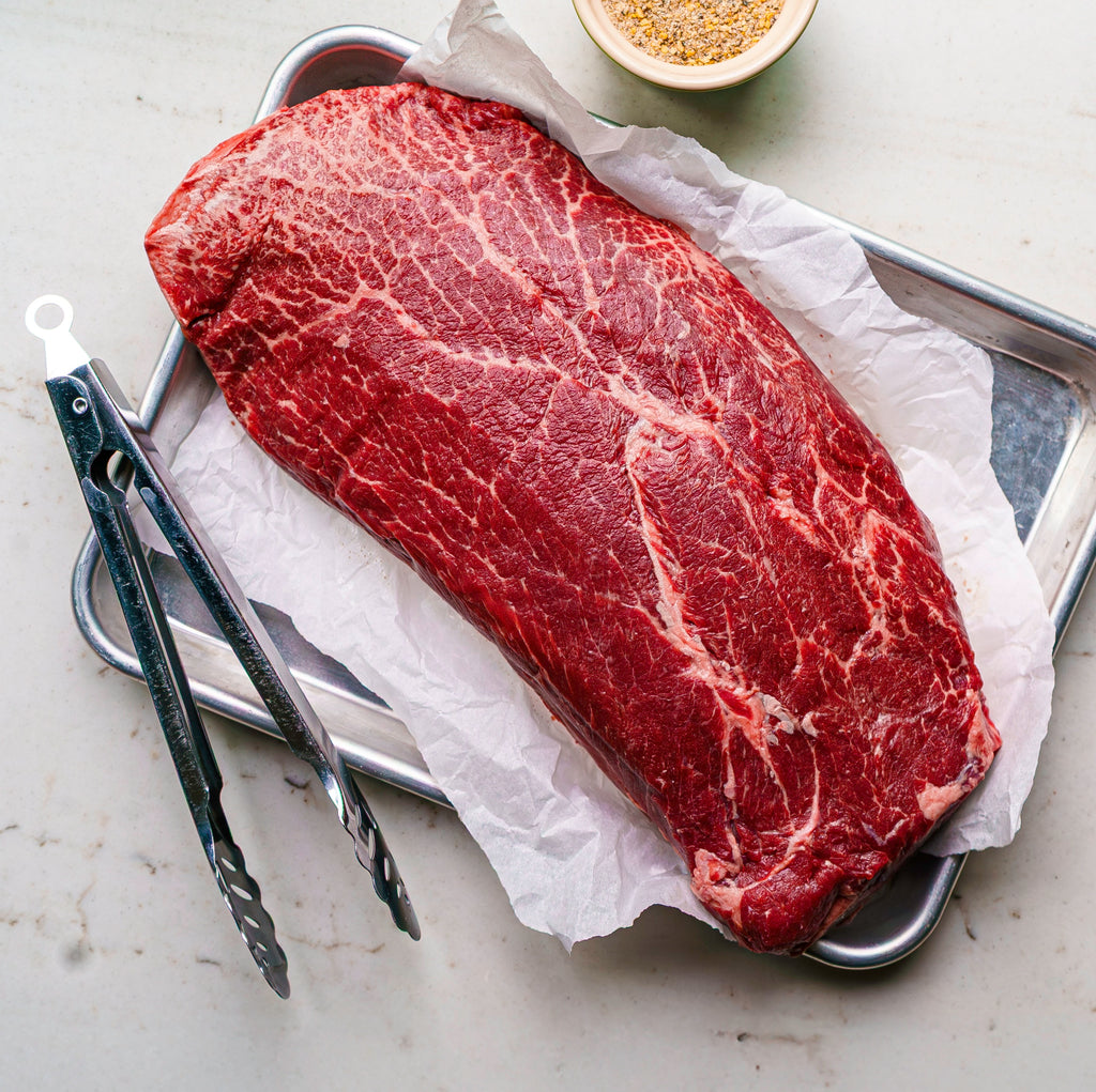 Top Blade Roast Dry Aged Beef, Pasture-Raised with No